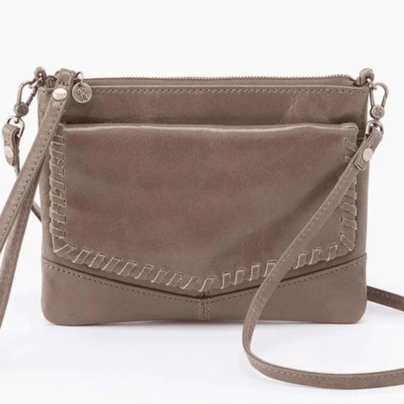 NWT New Hobo Stroll Convertible Crossbody Gravel Retired Rare